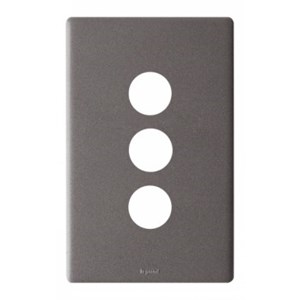 Excel Life 3Gang Cover Plate - Choose Colour